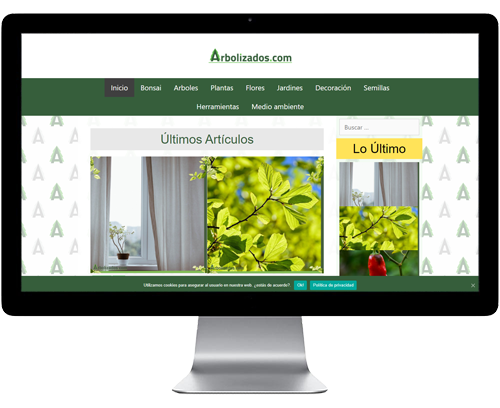Diseño Web para jardineria y medio ambiente